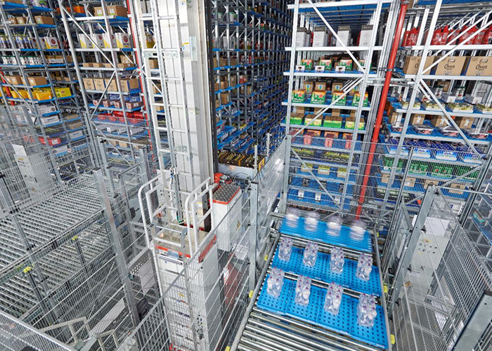 Automated storage and retrieval system (AS/RS) with shuttle systems using conductor bar