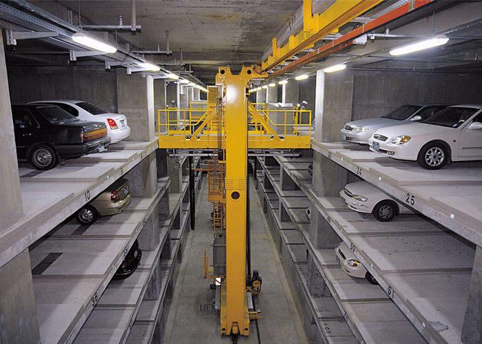 AKAPP RN7 multiconductor system in automated car parking facility