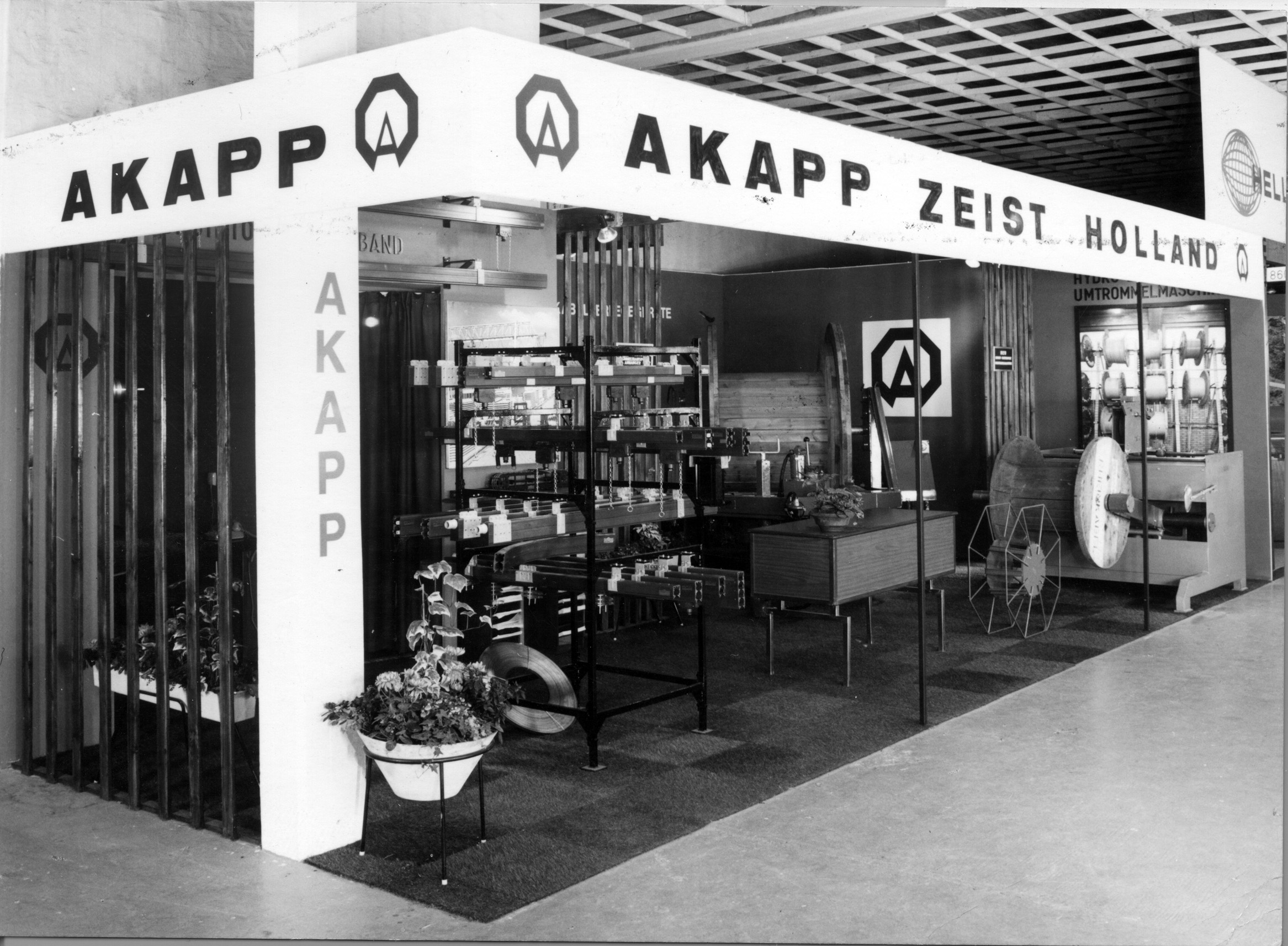 Akapp at Hannover Messe trade fair, 1970