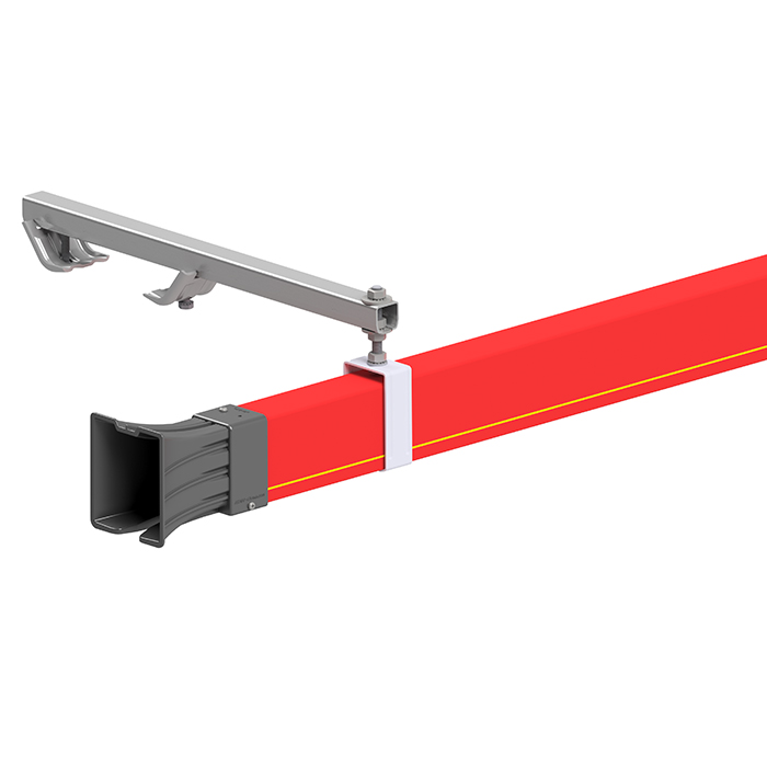Multiconductor closed conductor bar with funnel