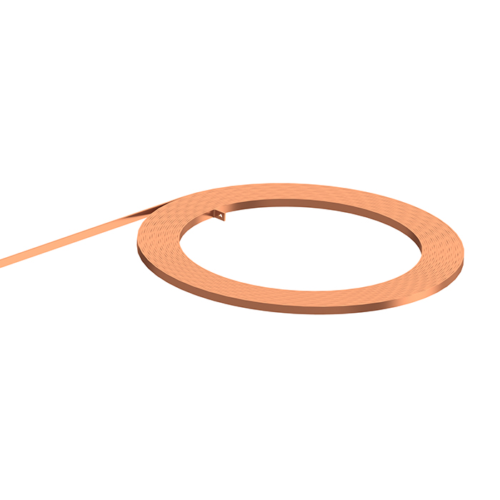 Copper cassette for continuous copper conductors